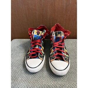 TRPL Hip Hop Wharhol Print Tupac Canvas Sneakers Men's Size 11 Women's 12.5